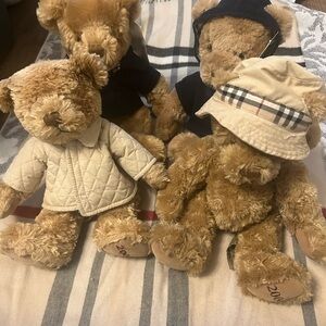 Burberry Bears Plush Teddy Bear collection 2006 2008 2009 & 2010